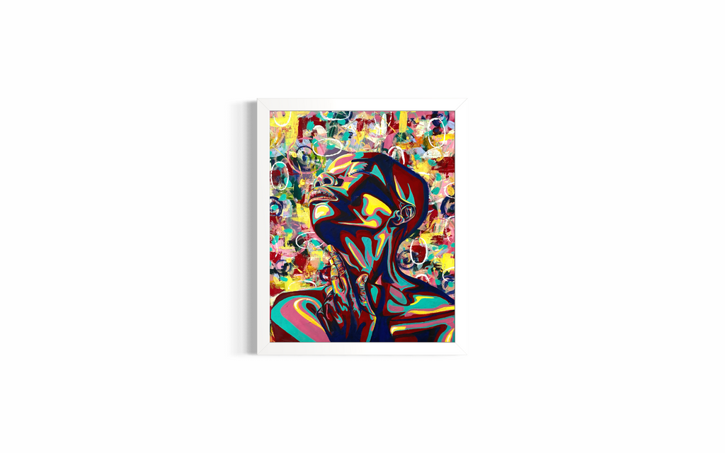 Center of Noise | Acrylic on Canvas | 16x20 | 2026